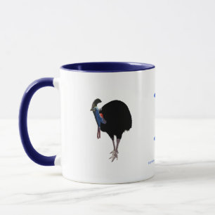 BYO Cassowary (Casuarius Casuarius) Glass B Tasse