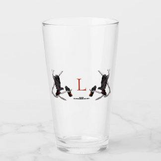 BYO Wald Rot-angebundener schwarzer Cockatoo "L " Glas