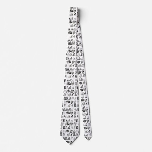 BYOC (bringen Sie Ihren eigenen Stuhl) Neck Tie Krawatte (Vorderseite)