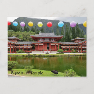 Byodo-in-Buddhistischer Tempel Hawaii Postkarte