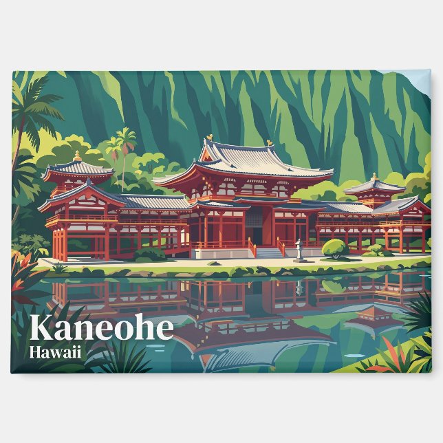 Byodo-In-Tempel USA Magnet (Vorderseite)
