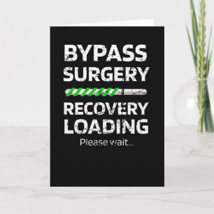 Bypass Operation Erholung Geschenk   Open Heart Op Karte