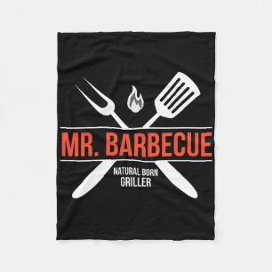 Byrbecue Shirt Natural Geboren Griller Fleecedecke
