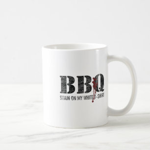 Byrbecue Stain auf meinem Weißen 2 Kaffeetasse