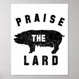 Byrbecue T-Shirts - Lob der Barde - Grillen - Männ Poster