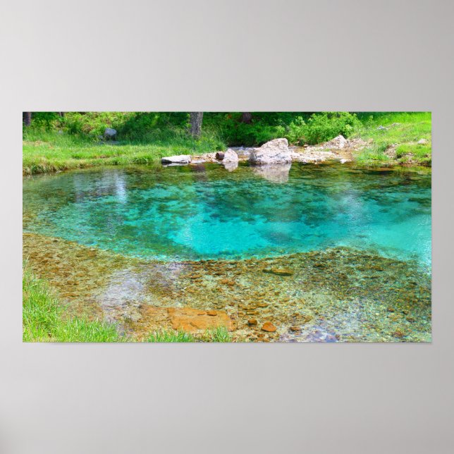 Byrds Mill Spring - Color Saturated Poster (Vorne)