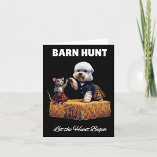 Byrn Hunt Lover - Niedlicher Rat und Dandie Dinmon Karte