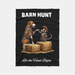 Byrn Hunt Lover - Niedlicher Warriorrat und amerik Fleecedecke