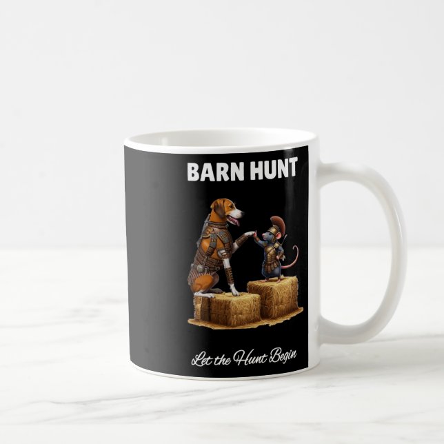 Byrn Hunt Lover - Niedlicher Warriorrat und amerik Kaffeetasse (Rechts)