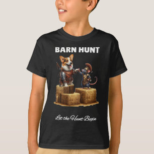 Byrn Hunt Lover - Niedlicher Warriorrat und Corgi  T-Shirt