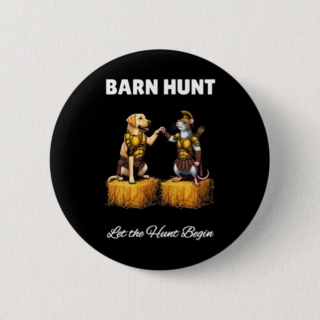 Byrn Hunt Lover - Niedlicher Warriorrat und Gelbe  Button (Vorderseite)