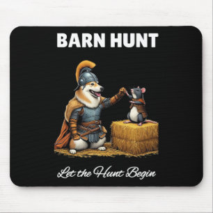 Byrn Hunt Lover - Niedlicher Warriorrat und isländ Mousepad
