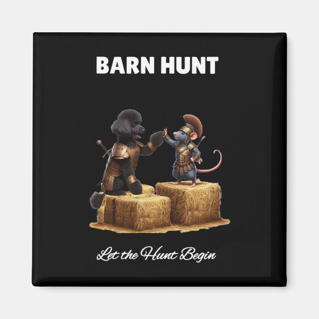 Byrn Hunt Lover - Niedlicher Warriorrat und Schwar Magnet (Vorne)