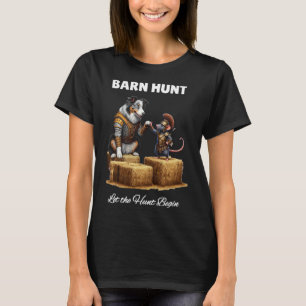 Byrn Hunt Lover - Warrior Rat Blue Merle Tri Borde T-Shirt