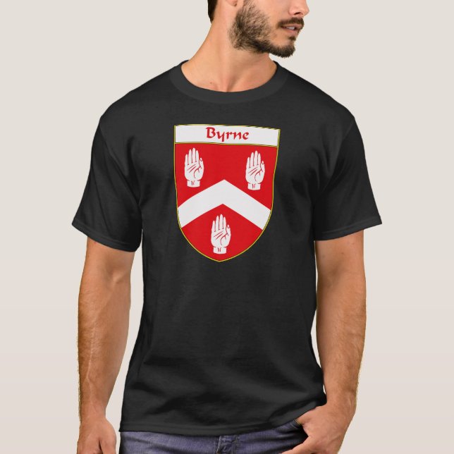Byrne Wappen/Familienwappen T-Shirt (Vorderseite)