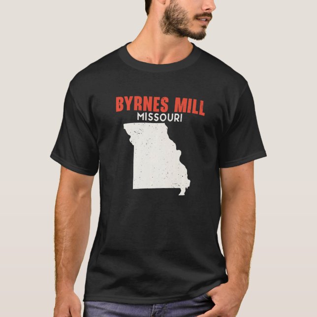 Byrnes Mill Missouri USA Staat America Travel Miss T-Shirt (Vorderseite)