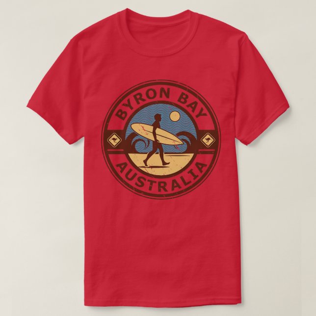 Byron Bay Australien 3 T-Shirt (Design vorne)