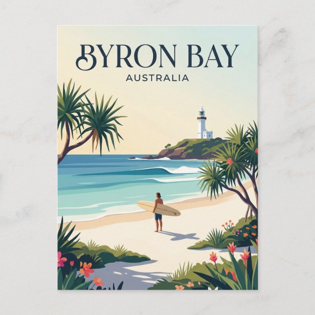 Byron Bay Australien Postkarte (Vorderseite)
