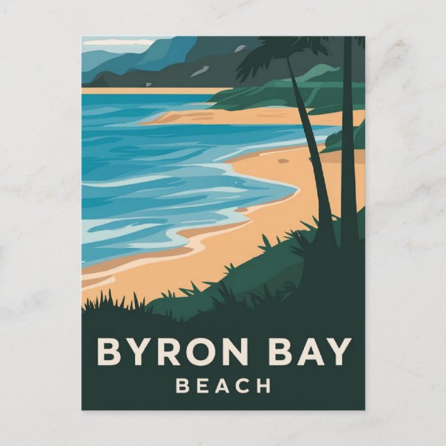 Byron Bay Australien Postkarte (Vorderseite)