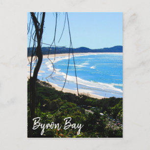 Byron Bay Beach blau Postkarte