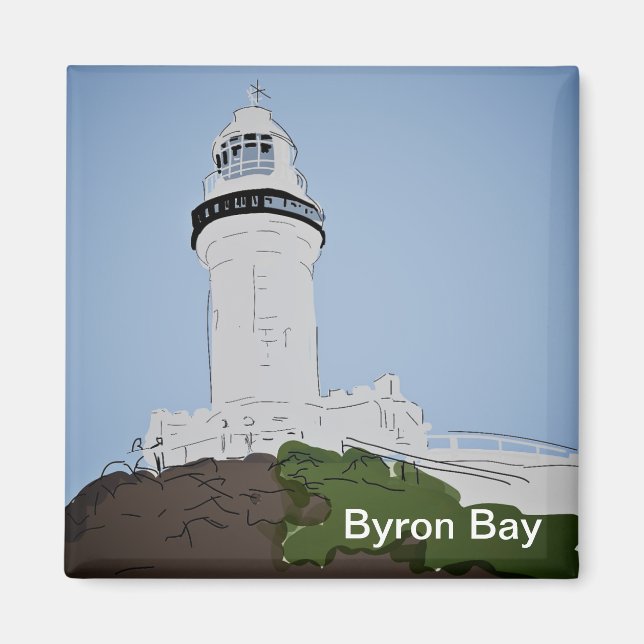 Byron Bay Kühlschrankmagnet Magnet (Vorne)