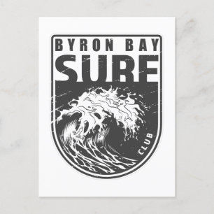 Byron Bay Surf Club Australien Emblem Postkarte