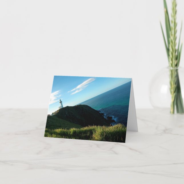 Byron Bucht-Leuchtturm ~ Notecard Karte (Vorderseite)