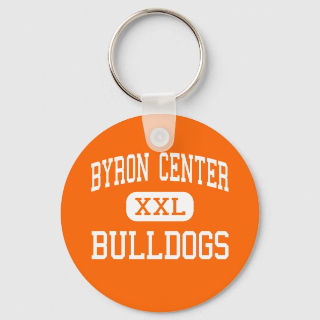 Byron Centre - Bulldogs - High - Byron Centre Schlüsselanhänger (Vorderseite)