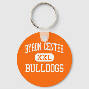 Byron Mitte - Bulldoggen - hoch - Byron Mitte Schlüsselanhänger