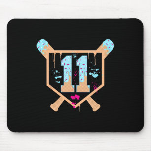 Bysebyll 11 Jahre alte Eiscreme-Drip 11. Geburtsta Mousepad