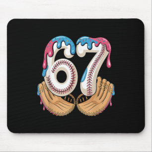 Bysebyll 67 - Eis-Drip 67 Meme Lustiger Spieler Mousepad