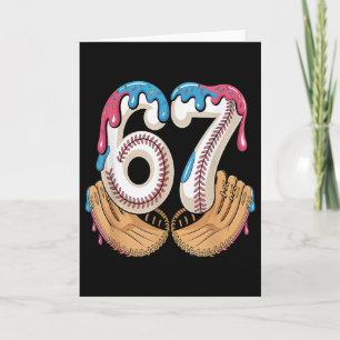 Bysebyll 67 - Ice Cream Drip 67 Meme Lustiger Spie Karte