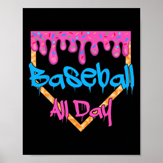 Bysebyll All Day Drip Home Plate Eiscreme  Poster (Vorne)