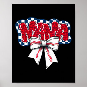 Bysebyll Coquette Bow Bysebyll Mama Game Day Poster
