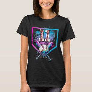 Bysebyll Drip 11. Geburtstag Home Plate Junge Juge T-Shirt