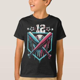 Bysebyll Drip 12. Geburtstag Jungen Nummer 12 Juge T-Shirt