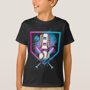Bysebyll Drip 8. Geburtstag Home Plate Jungen Juge T-Shirt