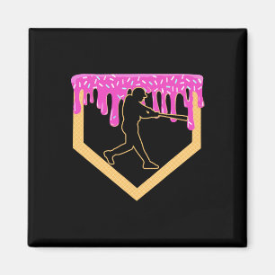 Bysebyll Drip Boy Home Plate Eiscreme Jugend Byseb Magnet