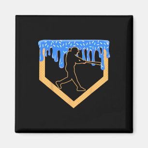 Bysebyll Drip Boy Home Plate Eiscreme Jugend Byseb Magnet