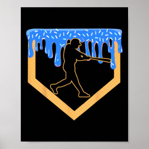 Bysebyll Drip Boy Home Plate Eiscreme Jugend Byseb Poster