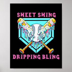 Bysebyll Drip Boys Eiscreme-Drip-Süß-Swing-Sport Poster