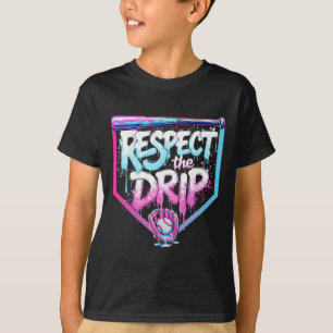 Bysebyll Drip Boys Eiscreme Respektiert Den Tropfe T-Shirt