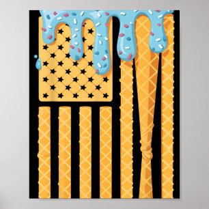 Bysebyll Drip Byt Boys Dripping Eiscreme Amerikani Poster