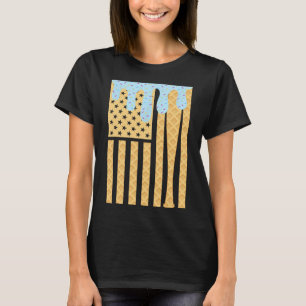 Bysebyll Drip Byt Boys tropfende Eiscreme Amerikan T-Shirt