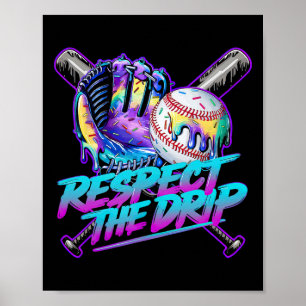 Bysebyll Drip Eiscreme Tröpfelt Respektiere Den Tr Poster