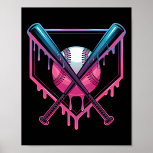 Bysebyll Drip Eiscreme tropft Bysebyll Jungen Kind Poster