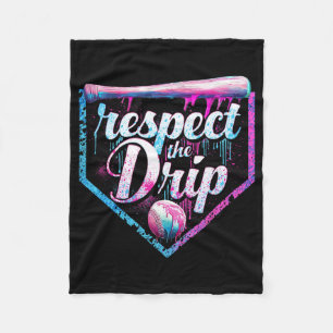 Bysebyll Drip Eiscreme tropft Respektiere den Trop Fleecedecke