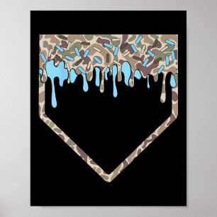 Bysebyll Drip-Shirt für Jungen Camo Bysebyll Home  Poster