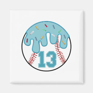 Bysebyll Dripping 13. Birthday 13 Year Old Boys Y Magnet