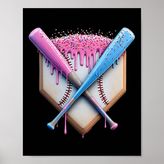 Bysebyll Eiscreme-Drip für jugendliche Jungen Kind Poster (Vorne)